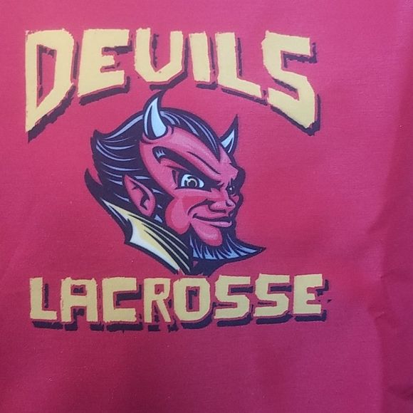 Lacrosse Custom Jacket Youth Large Devils Flames - Picture 3 of 8